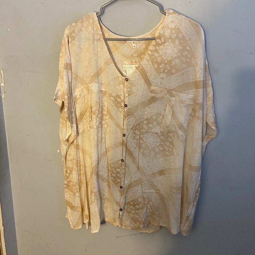Maurice's Paisley Blouse